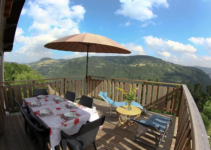 De Montagne Avec Terrasse Et Vue Imprenable - Fr-1-589-72 * Cornimont