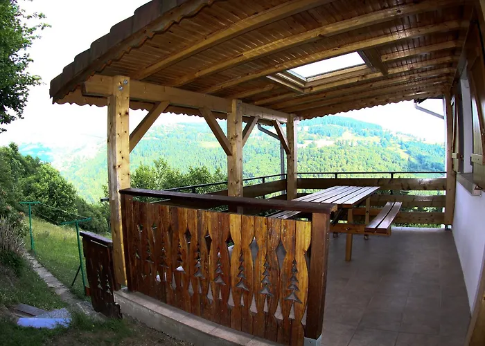 De Montagne Avec Terrasse Et Vue Imprenable - Fr-1-589-72 Prázdninový dům